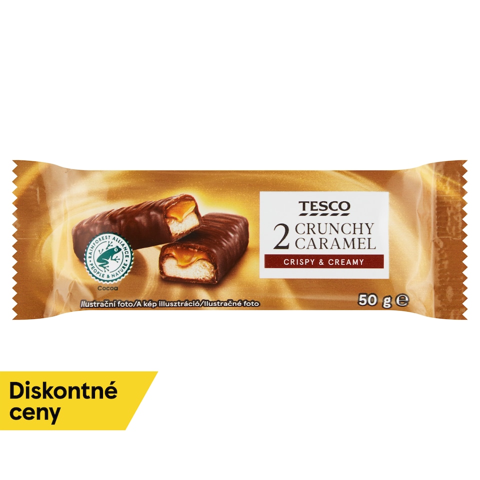Tesco Crunchy Caramel sušienka 50 g