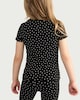 image 4 of F&F Girls 2-Pack Cotton Rich Ribbed Polka Dot T-Shirts in Multi Black White