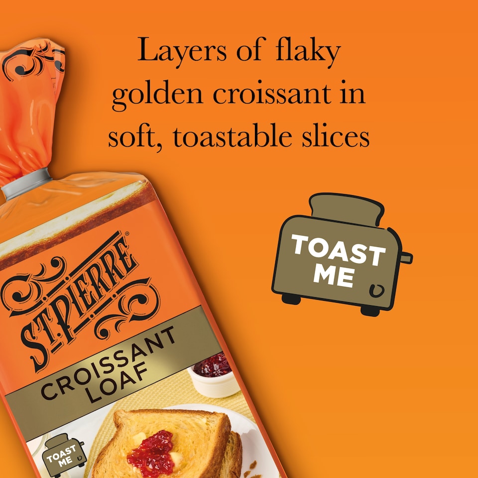 image 1 of St Pierre Croissant Loaf 380g