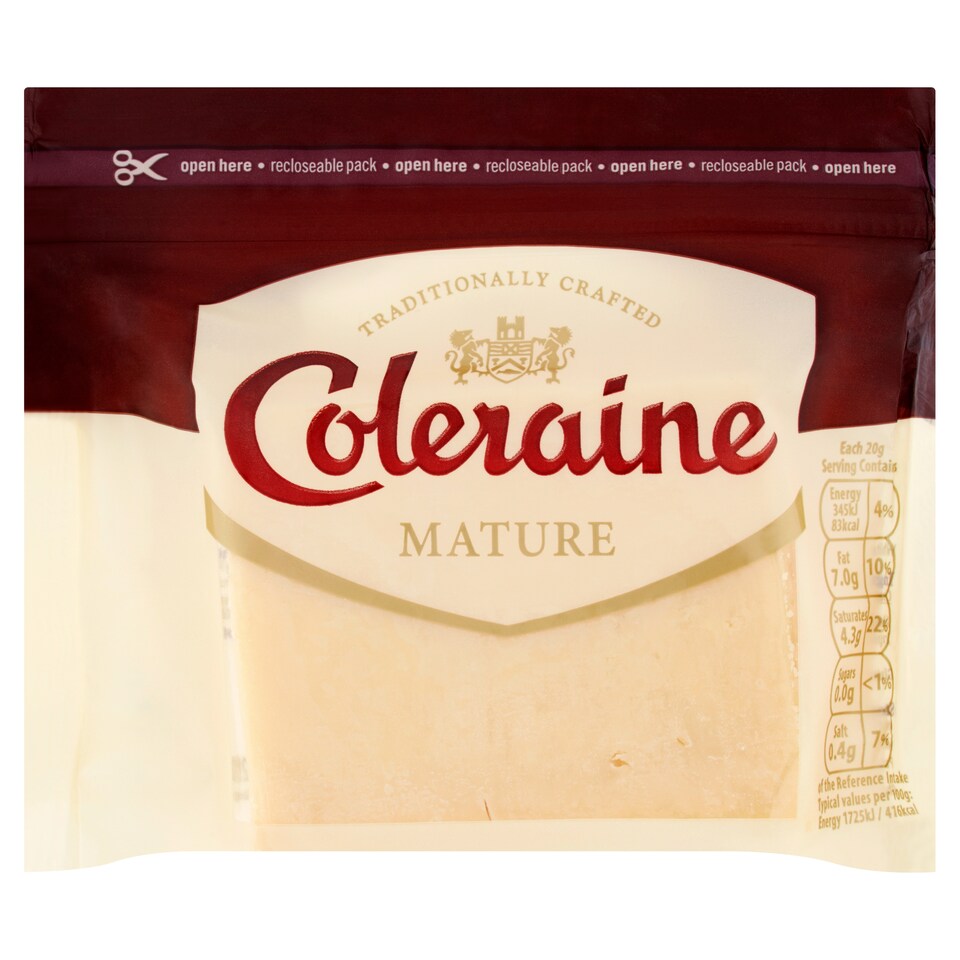 Coleraine Mature Cheddar Cheese 200 G