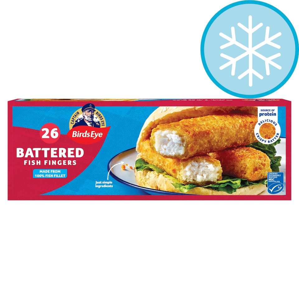 Birds Eye 26 Crispy Batter Fish Fingers 728g