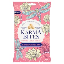 Karma Bites Popped Lotus Seeds - Himalayan Pink Salt 25g
