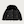 Black, F&F Faux Fur Collar Shower Resistant Puffer Jacket in Black