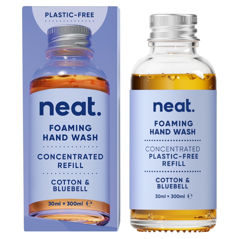 image 1 of Neat Foaming Hand Wash Refill Cotton & Bluebell 30ml