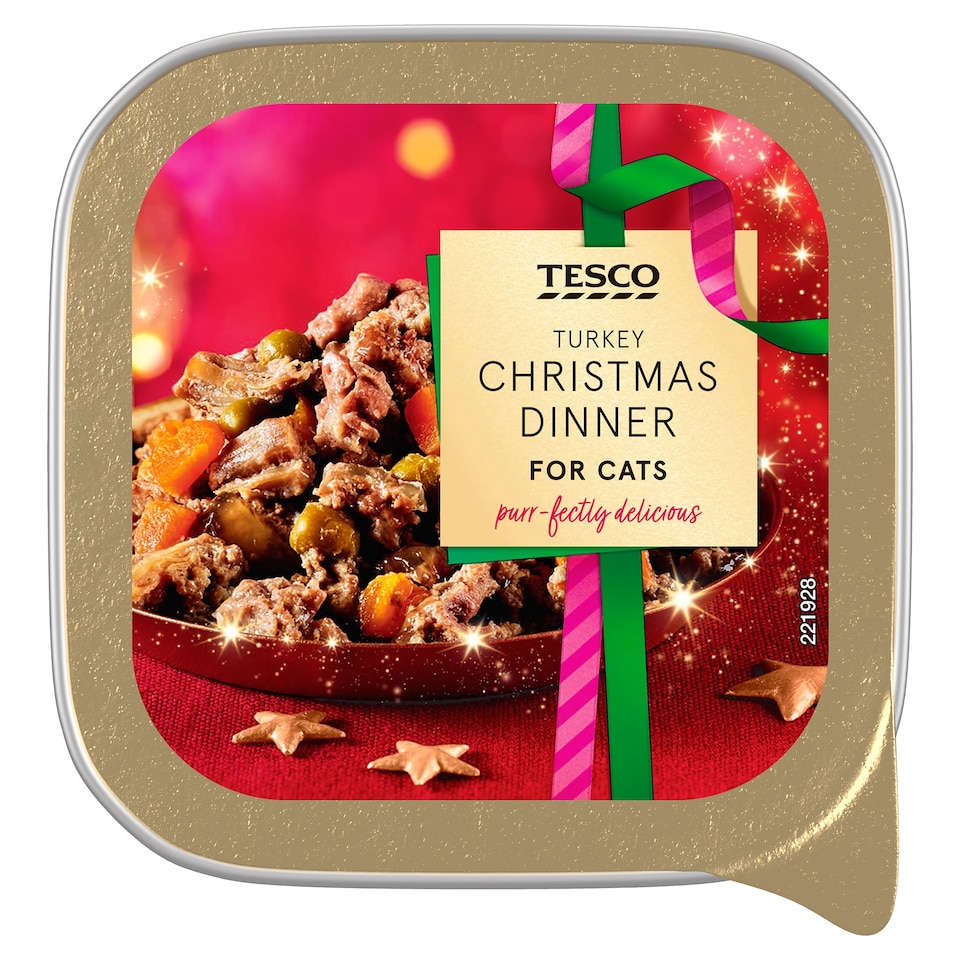 Tesco Pet Festive Feast in Jelly with Turkey & Veg for Cats 100g