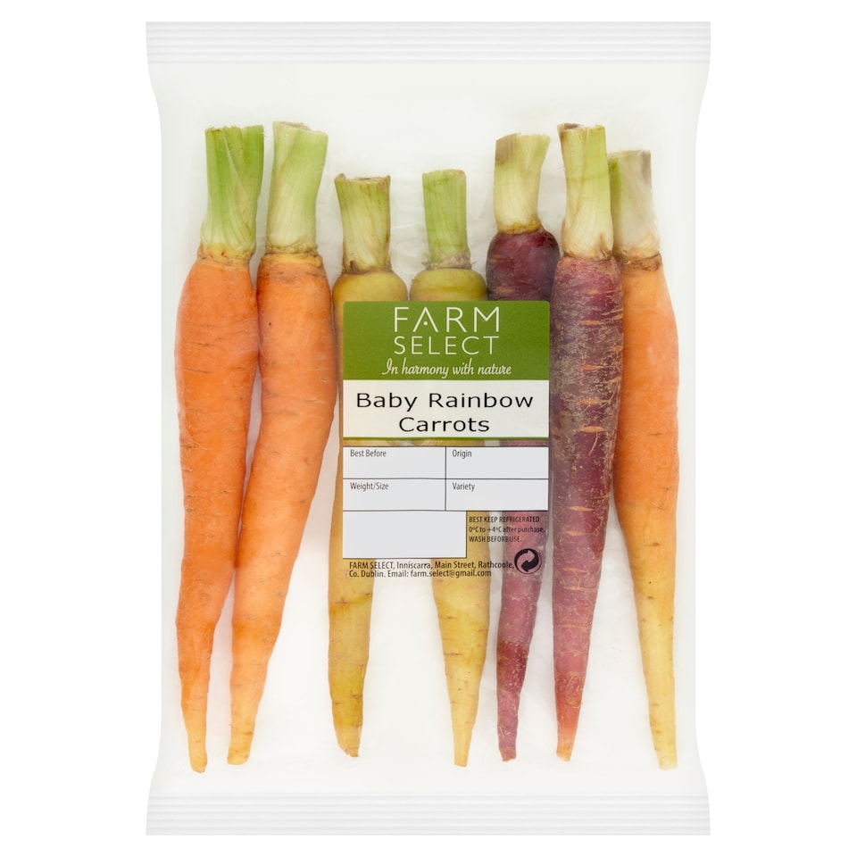 Farm Select Baby Rainbow Carrots 150g