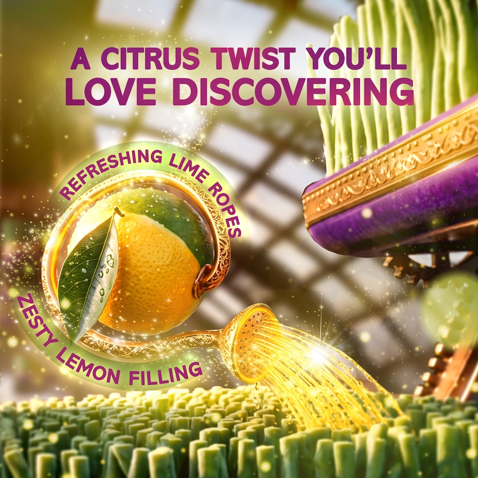 image 1 of Wonka Magic Garden Lemon and Lime Flavour 100g