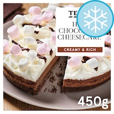 TESCO HOT CHOCOLATE CHEESECAKE 450G