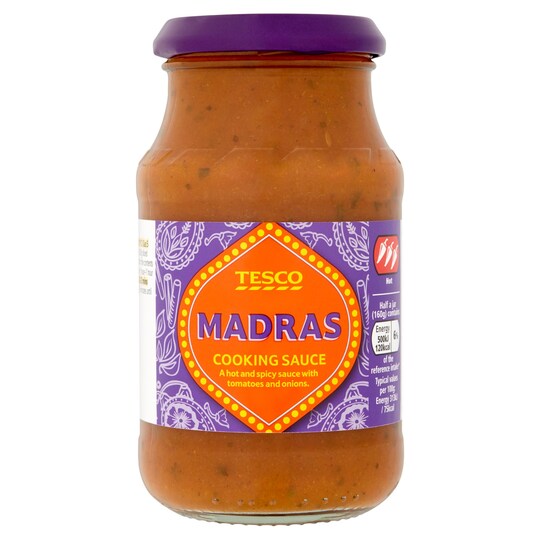 TESCO MADRAS COOKING SAUCE 320G Tesco Groceries