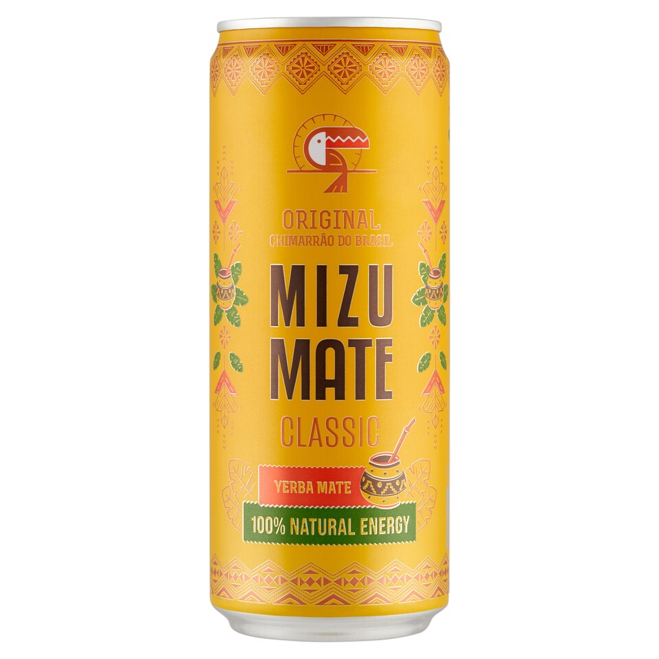 Vitamizu Mizu Mate Classic Yerba Mate alapú szénsavas ital mate kivonattal 330 ml
