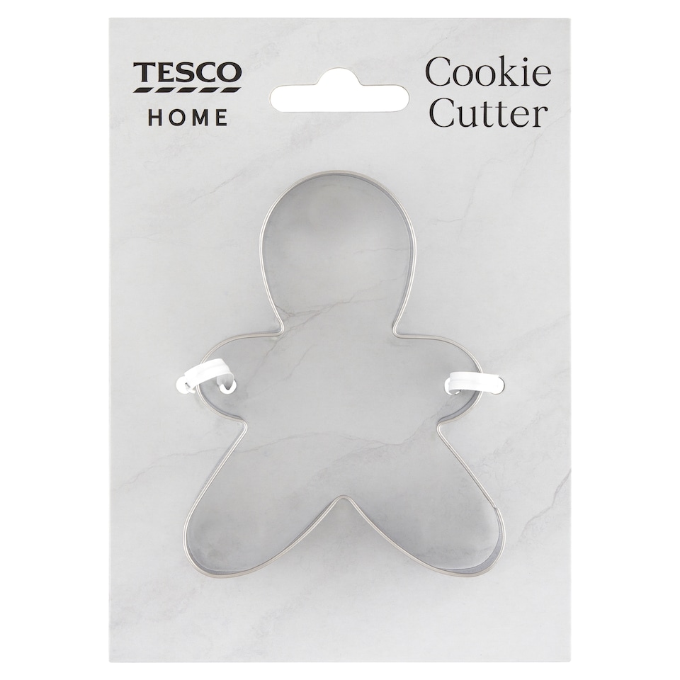 Tesco Home Ginger Bread Man Shape Cookie Cutter 1 pcs