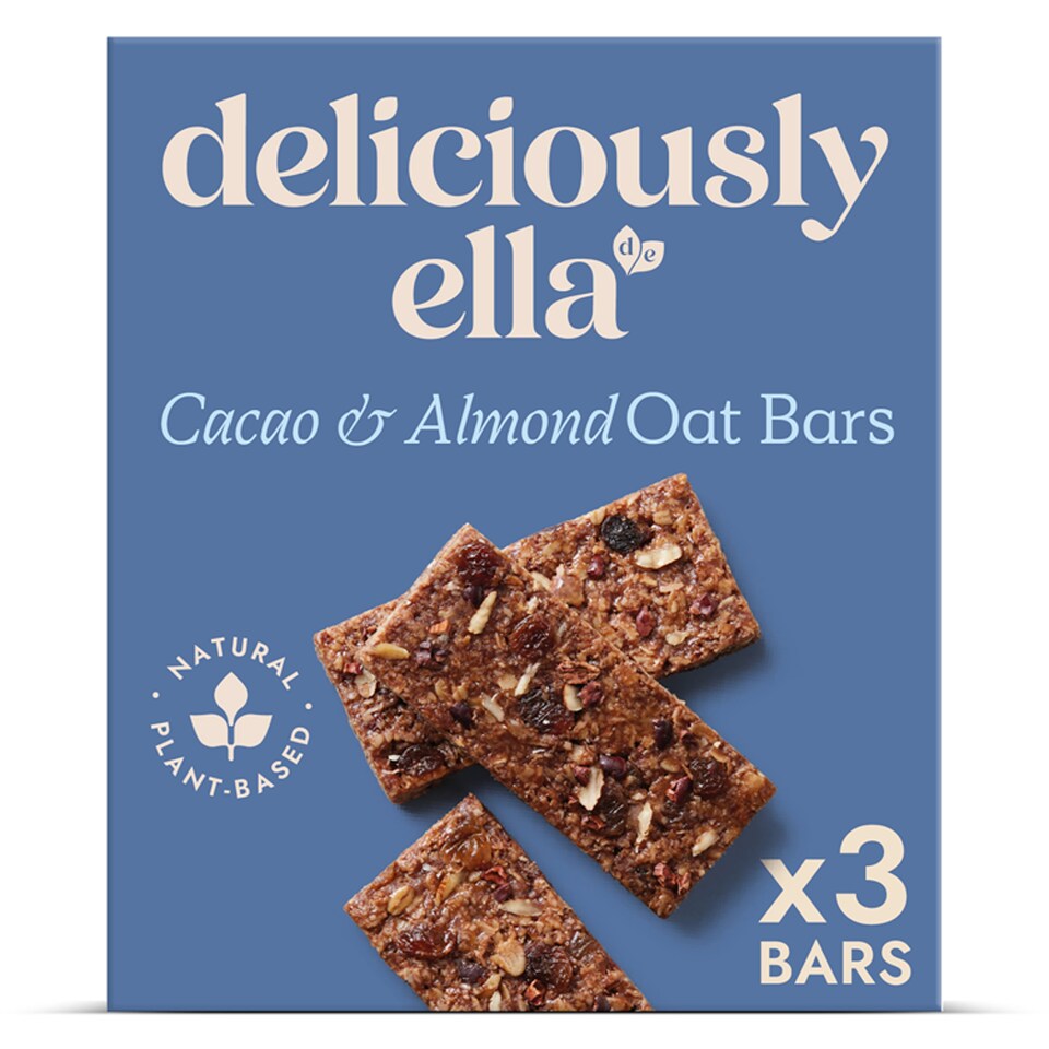 image 1 of Deliciously Ella Gluten Free Cacao & Almond Bars 3X50g