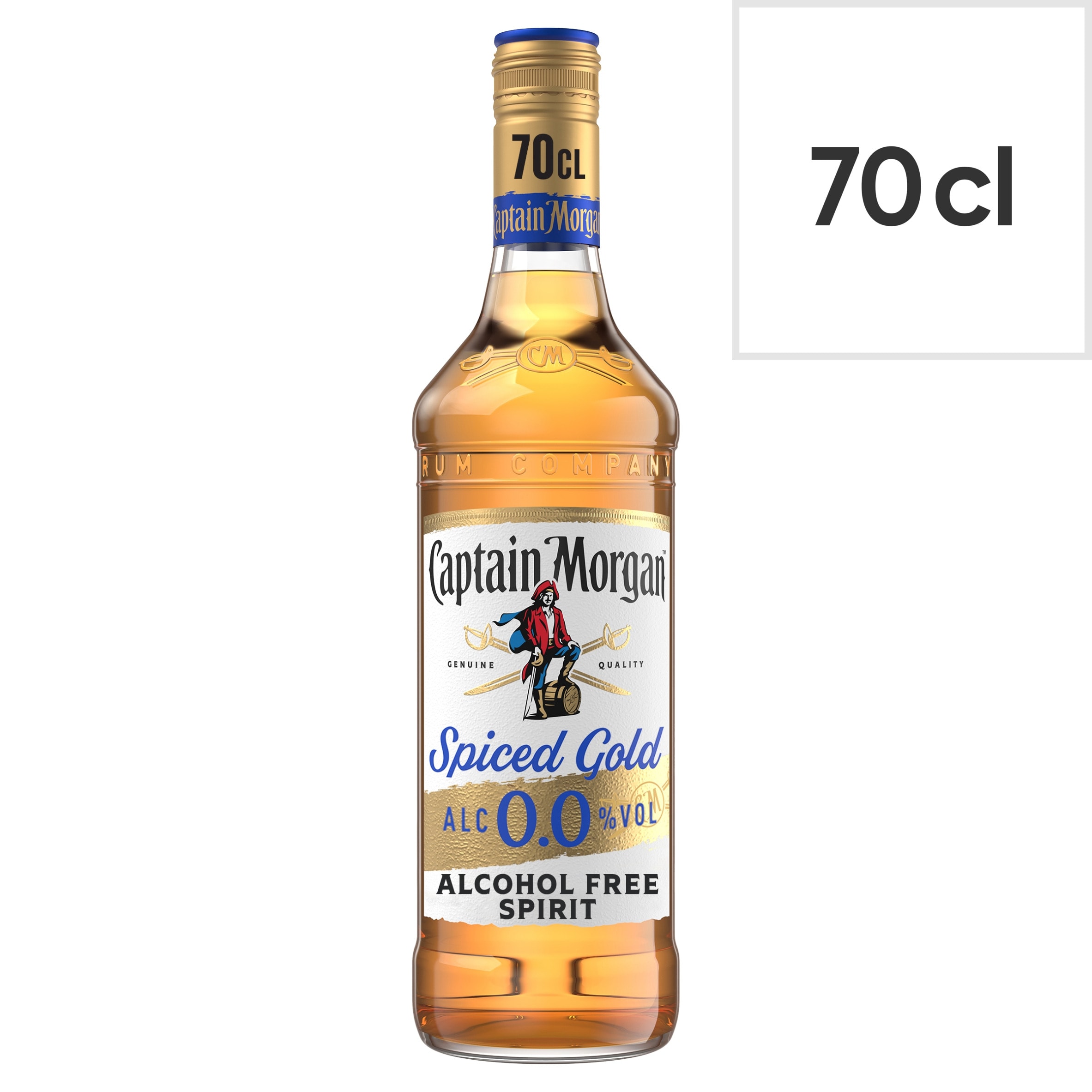 Captain Morgan Alcohol Free Spirit - Spiced Gold 70cl