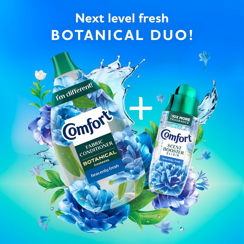 image 1 of Comfort Botanical Heavenly Fresh Fabric Conditioner 64 Wash 960ml