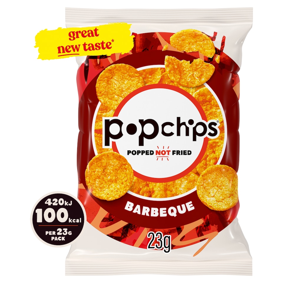 Popchips Bbq Popped Potato Chips 23G