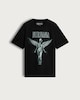 image 5 of Nirvana Cotton Rich Print T-Shirt in Black