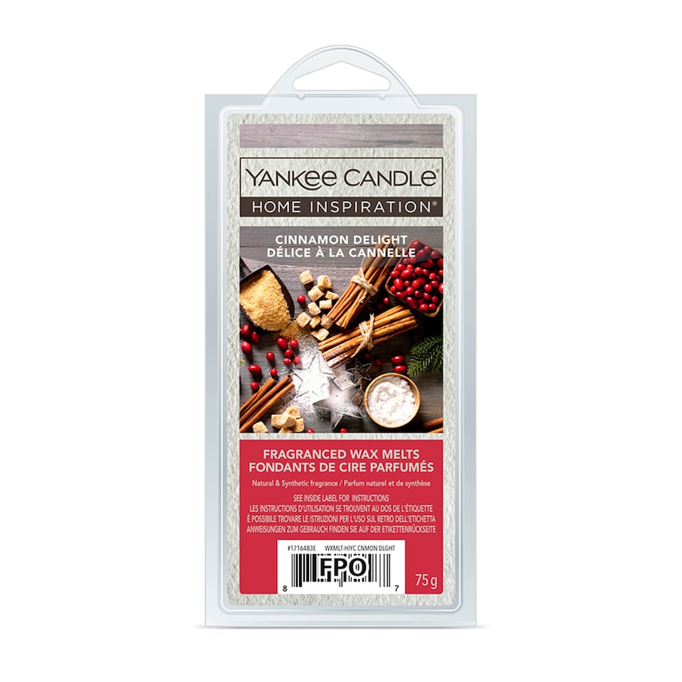 Yankee Cinnamon Delight Wax Melts 75G Tesco Groceries