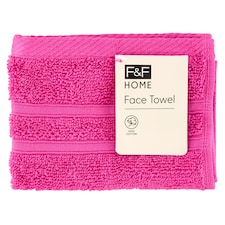 F&F Home Magenta Face Towel 30 x 30 cm