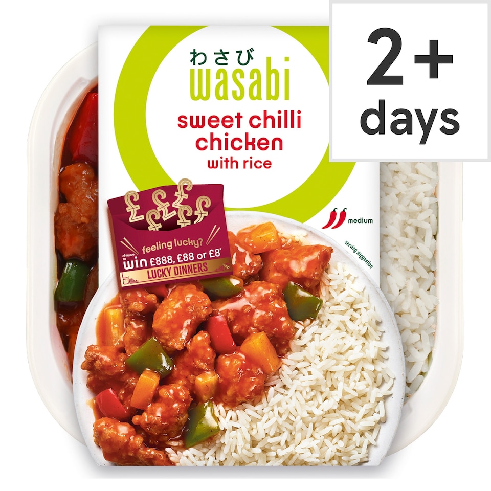 Wasabi Sweet Chilli Chicken With Rice 450G