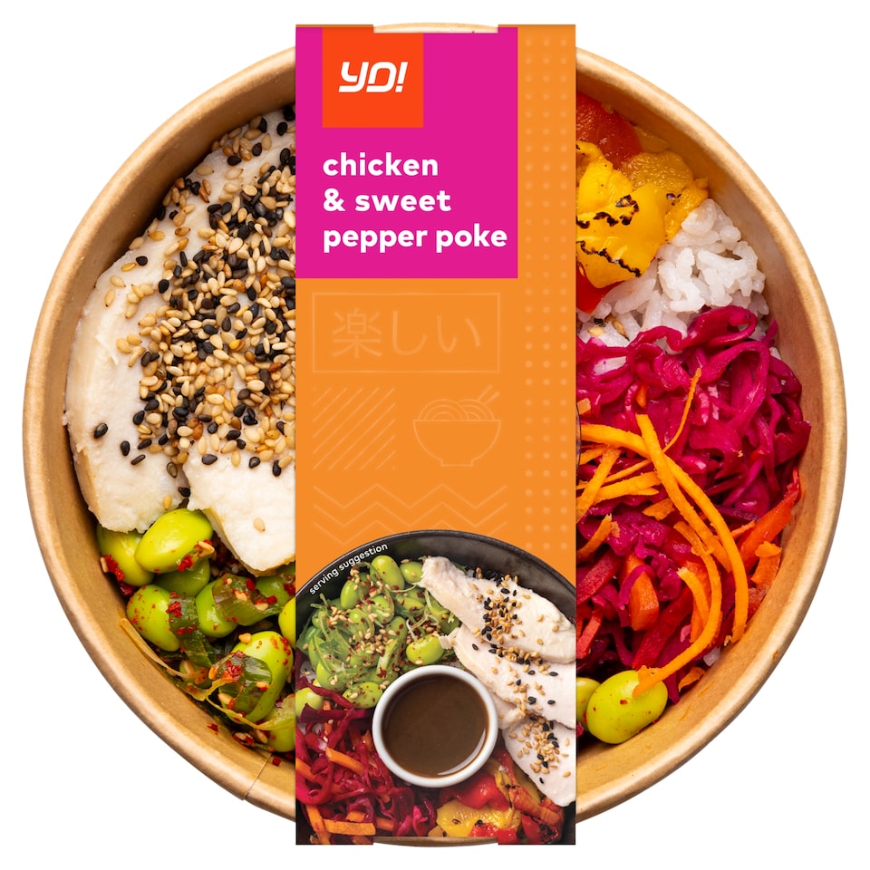 YO! Chicken & Sweet Pepper Poke 296g