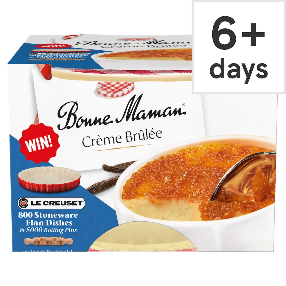 image 1 of Bonne Maman Creme Brulee Dessert 2x100g