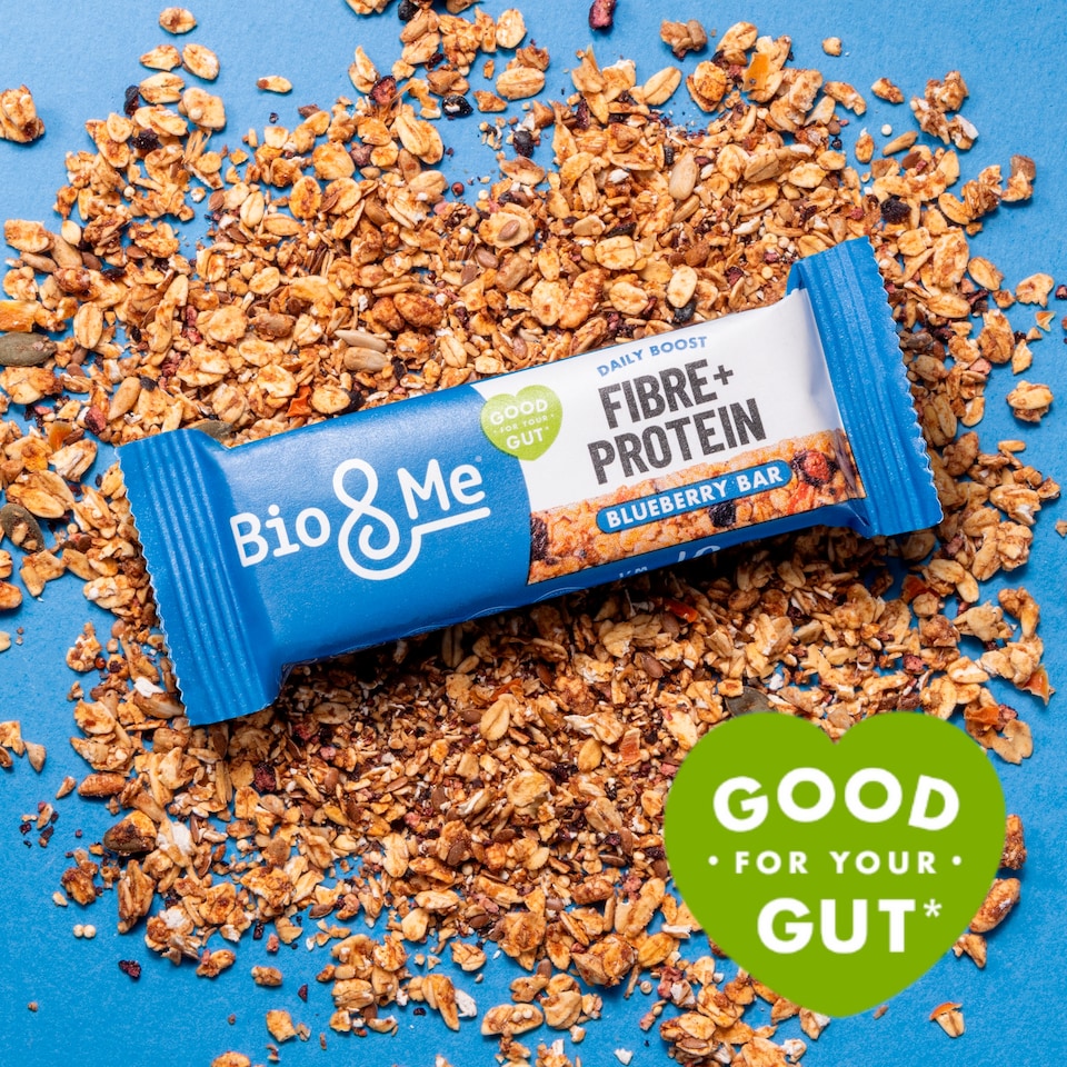 image 1 of Bio&Me Protein Oat Bar Blueberry 3x40g
