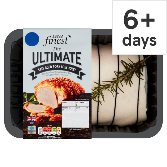 Tesco Finest Ultimate Salt Aged Pork Loin Joint