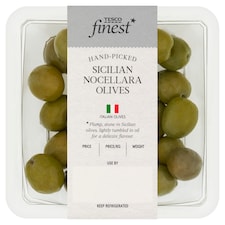 Tesco Finest Sicilian Nocellara Olives 125g
