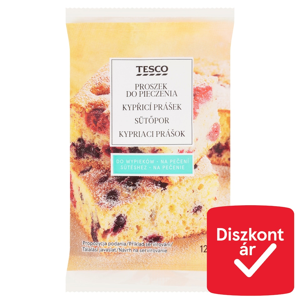 Tesco sütőpor 5 x 12 g
