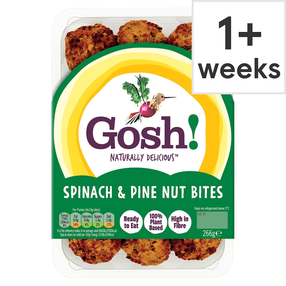 image 1 of Gosh! Spinach & Pinenut Bites 266G