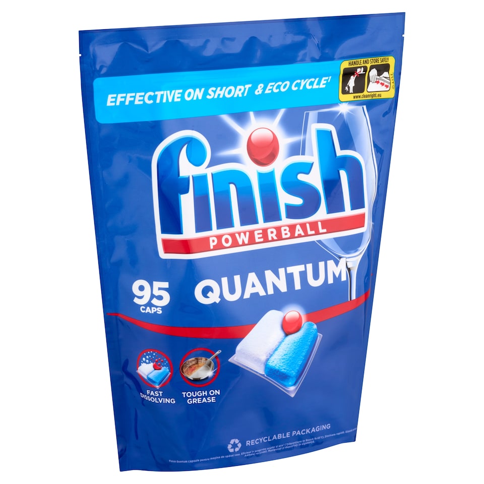 Finish Powerball Quantum Fresh mosogatógép kapszula 95 db 988 g  1. kép