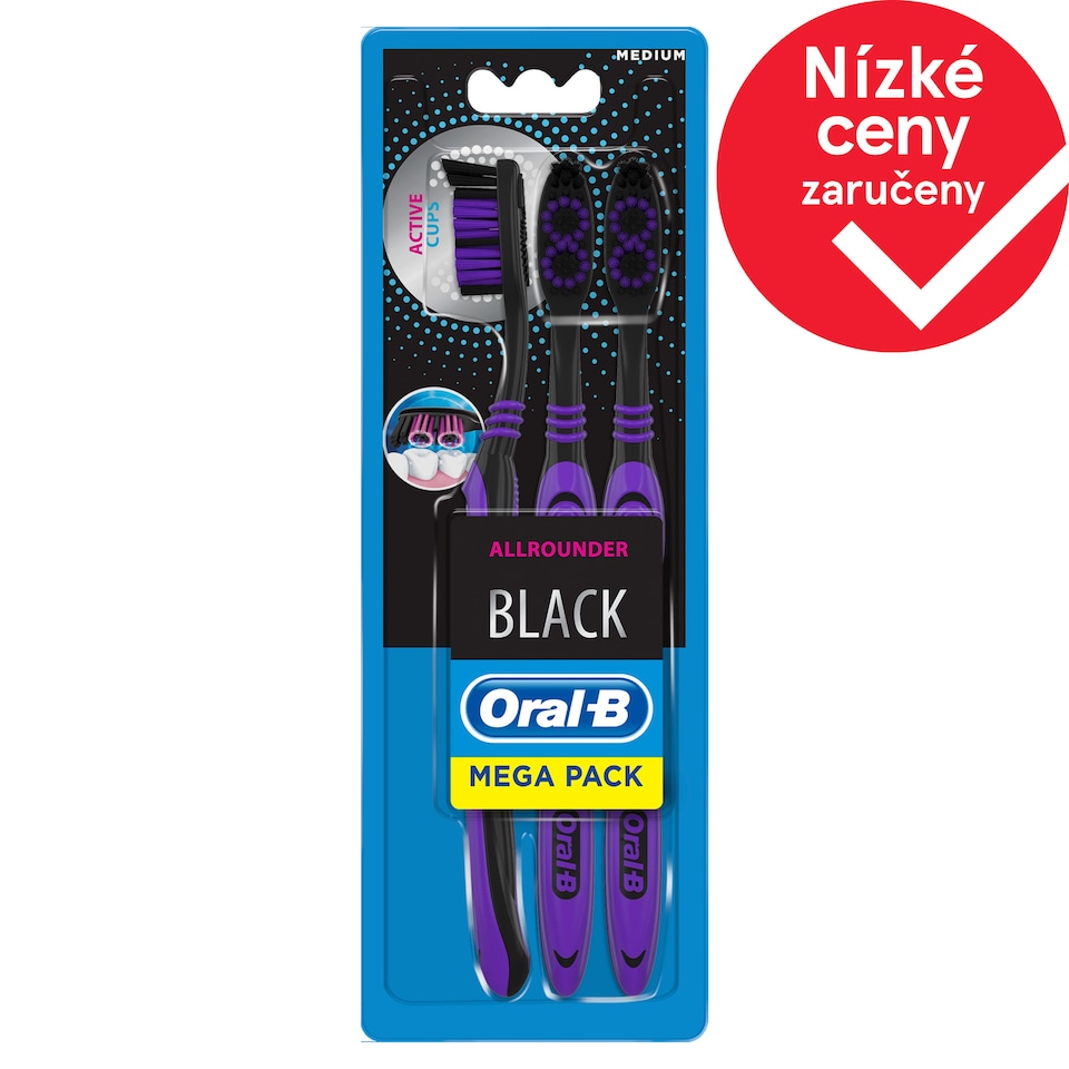 Oral-B Allrounder Black Manual Toothbrush 3