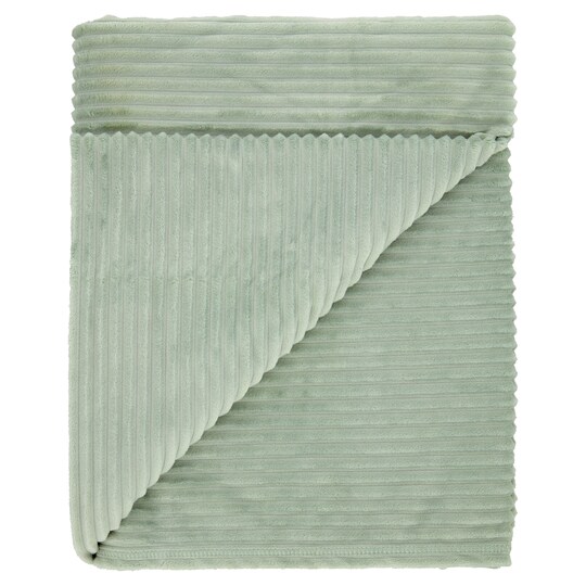 Tesco Jumbo Cord Throw Green Tesco Groceries