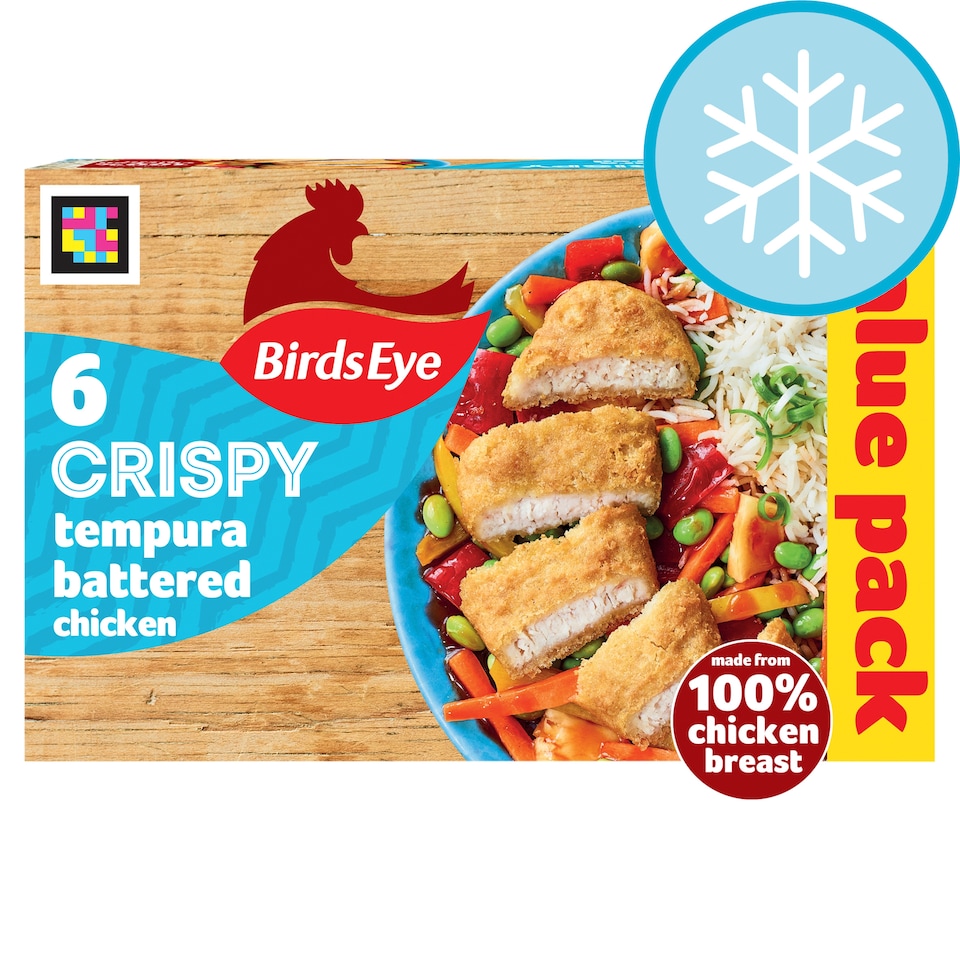 Birds Eye Crispy Chicken in Tempura Batter 510g