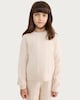 image 1 of F&F Girls 2-Piece Cable Knit Jumper and Trousers Set in Cream