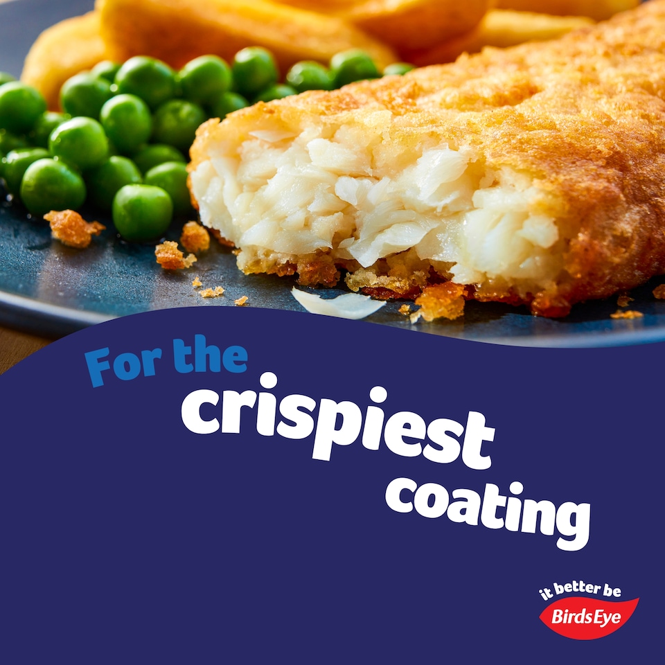 image 1 of Birds Eye Battered Cod Fillets - 4 Large 440g