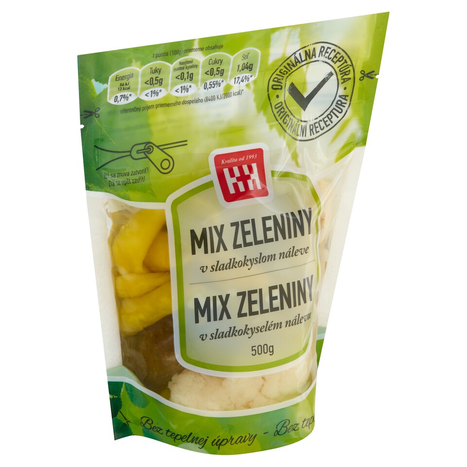 obrázok 1 z  H+H Mix zeleniny v sladkokyslom náleve 500 g