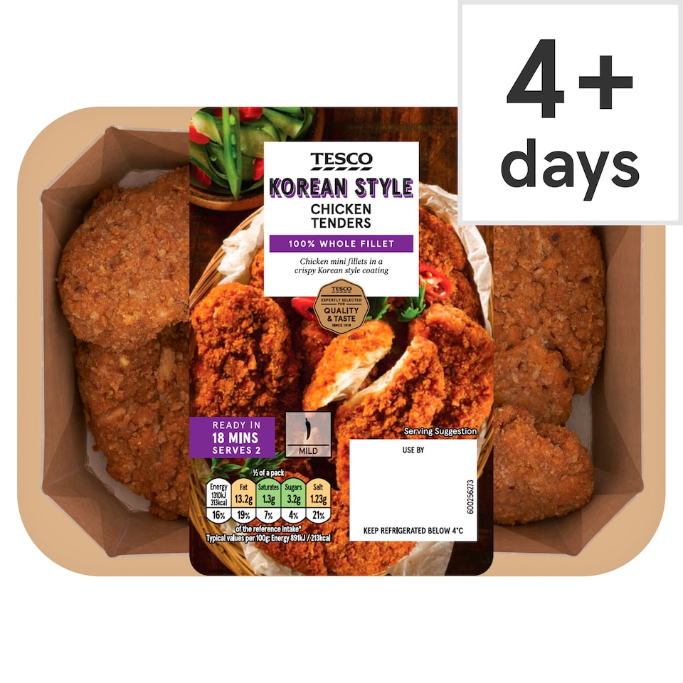 Tesco Korean Chicken Tenders 320g