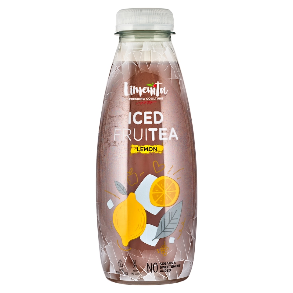 Limeñita Iced FruiTea Lemon ital gyümölcslevekkel és fekete tea kivonattal 500 ml  1. kép