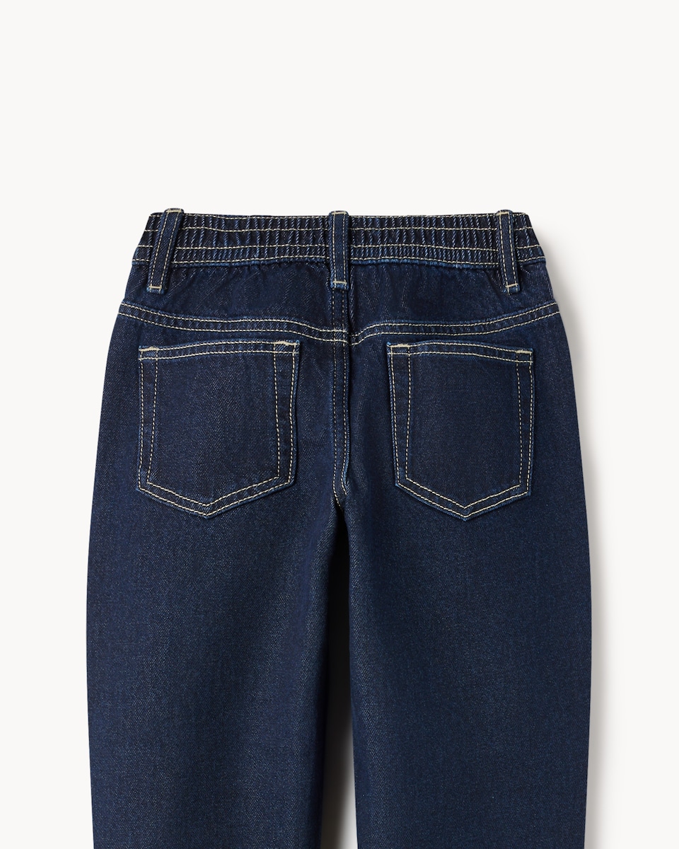 image 1 of F&F Boys Pure Cotton Jeans in Navy
