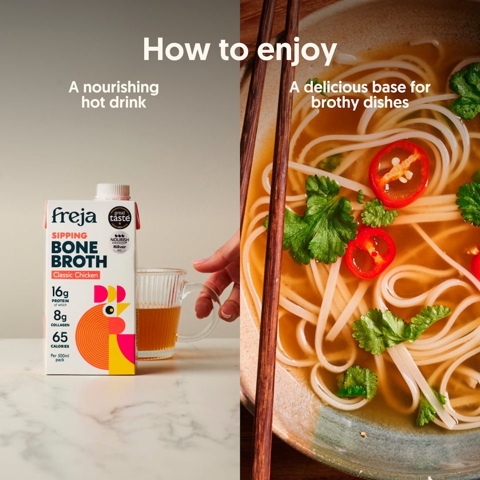 image 1 of Freja Chicken Bone Broth 500ml
