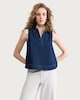 image 2 of F&F Denim Sleeveless Top in Navy