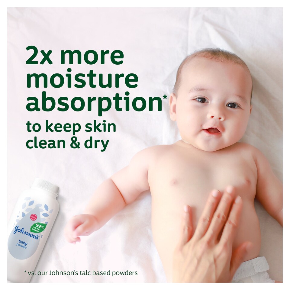 image 1 of Johnson's Natural Cornstarch Baby Powder 200g