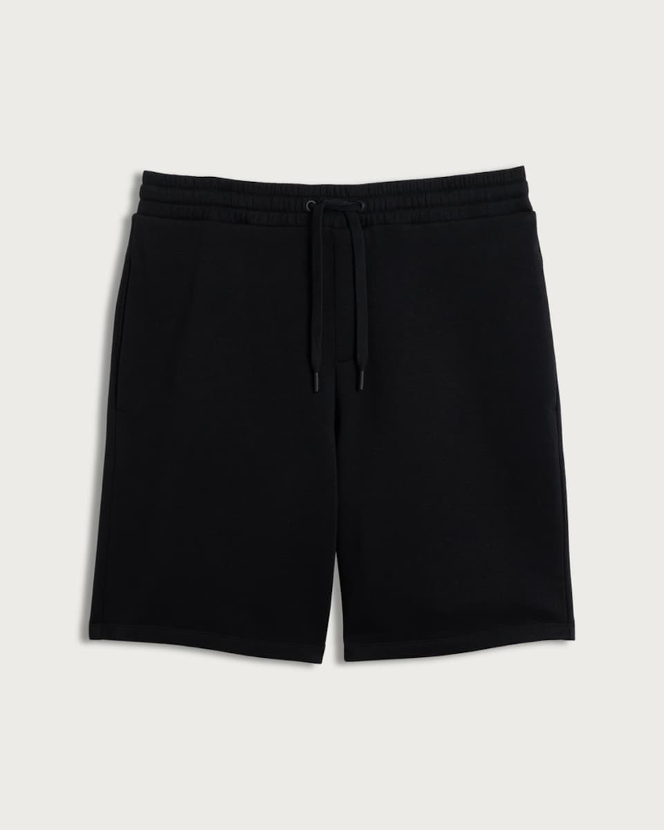 image 1 of F&F Active EVERYHOUR Cotton Rich Drawstring Shorts in Black