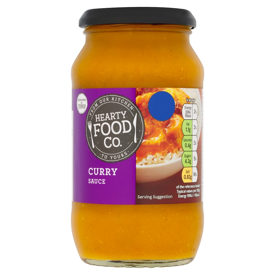 Hearty Food Co. Curry Sauce 440G