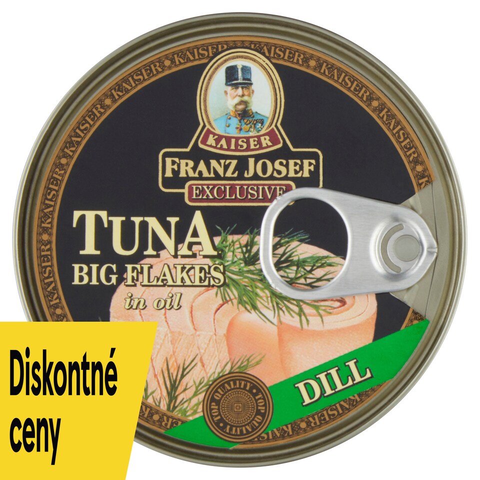 Franz Josef Kaiser Exclusive Tuna Big Flakes in Sunflower Oil with Dill 170 g