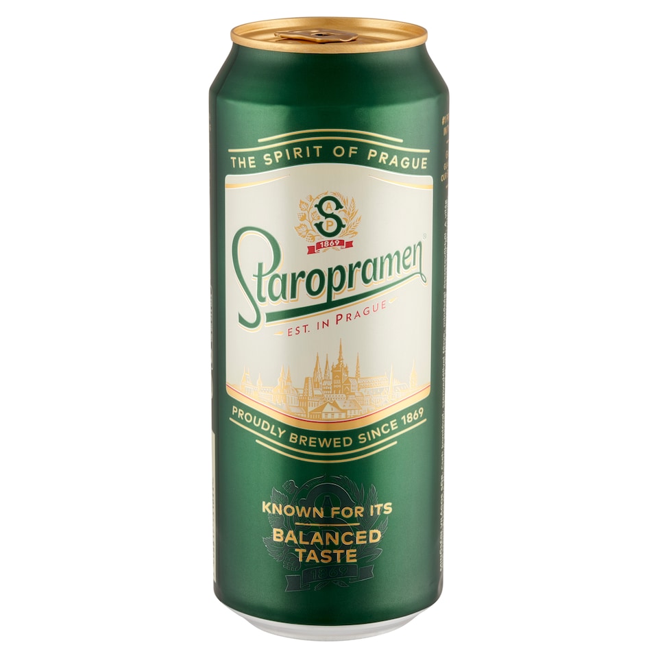 Staropramen minőségi világos sör 5% 0,5 l