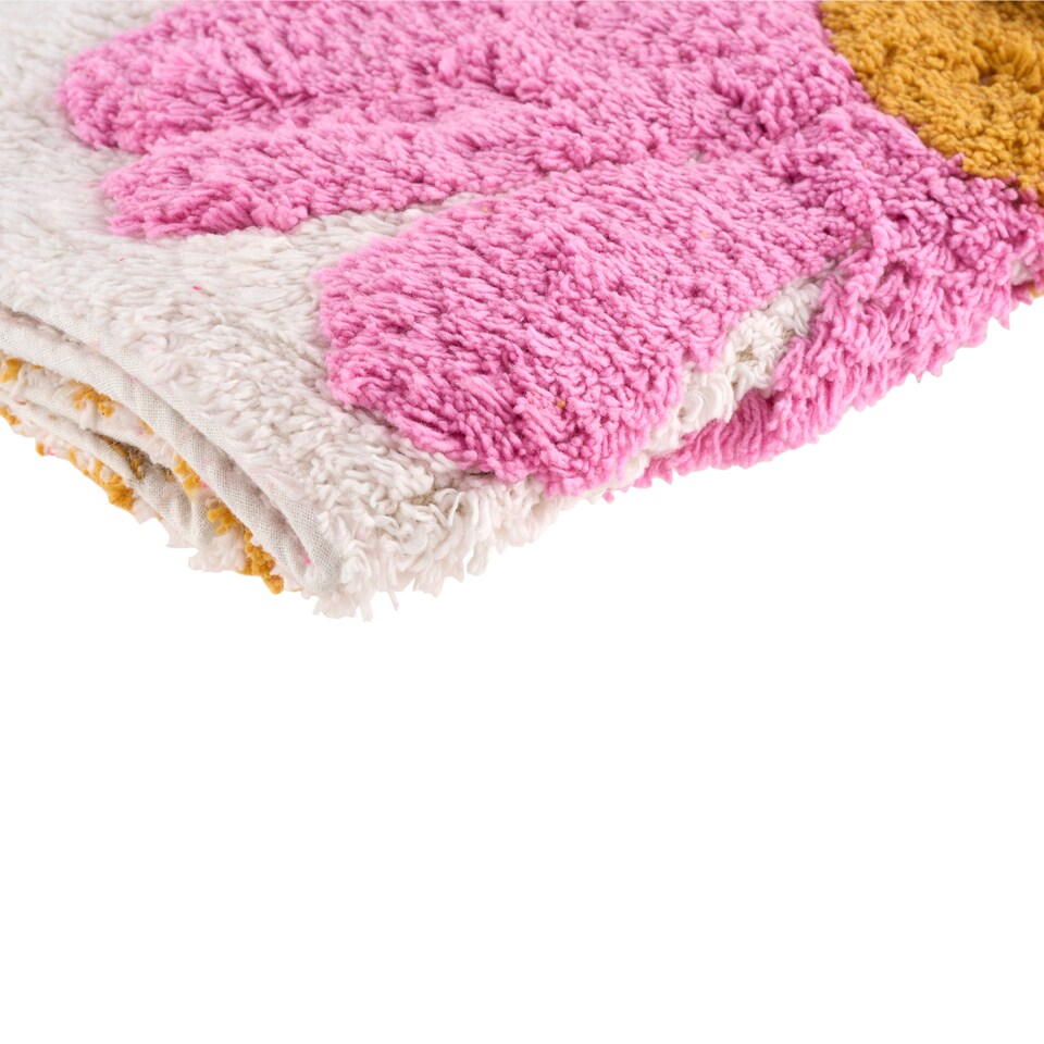 image 1 of F&F Home Daisy Pink Bath Mat 50 cm x 80 cm
