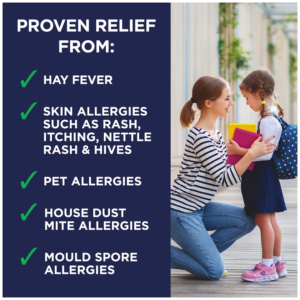 image 1 of Piriteze Allergy Relief Syrup 2+ Banana Flavoured 70Ml