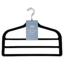 Tesco Soft Touch Space Saving Hangers 5 Pack